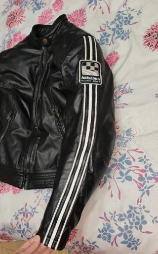 Cazadora chaqueta moto mujer piel helstons S