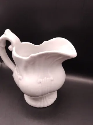 🇪🇦 Jarra de loza Isabelina blanca