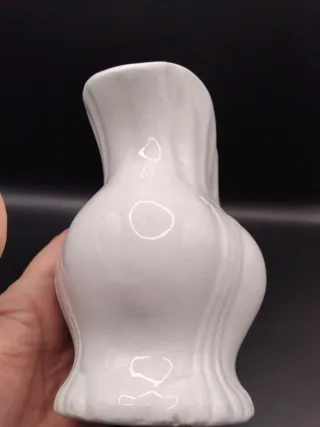 🇪🇦 Jarra de loza Isabelina blanca