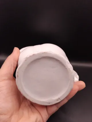 🇪🇦 Jarra de loza Isabelina blanca