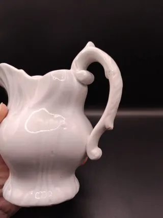 🇪🇦 Jarra de loza Isabelina blanca