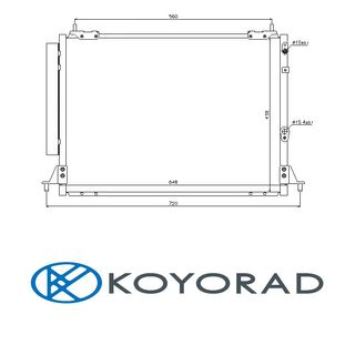 Condensador TOYOTA Hiace 2.5 D4d 05-