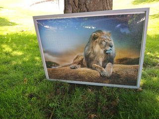 Vendo cuadro nuevo puzzle rey león, Coruña, 10 €.