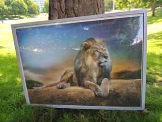 Vendo cuadro nuevo puzzle rey león, Coruña, 10 €.