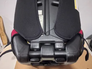 Silla de coche TecTake roja y negra