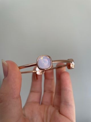 Pulsera Coach Oro Rosa con Piedras