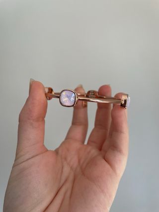 Pulsera Coach Oro Rosa con Piedras