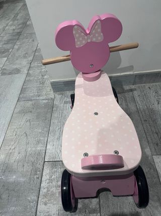 Correpasillos Madera Minnie Mouse Rosa
