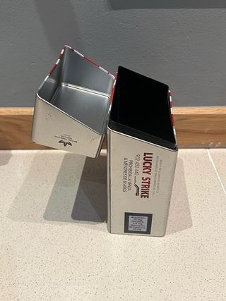Caja Metálica Lucky Strike Vintage Grande