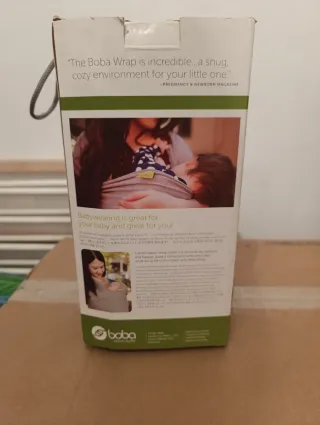Portabebés Boba Wrap Gris