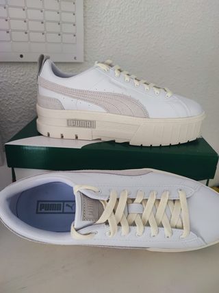 Puma Mayze Leather Plataforma Talla 42