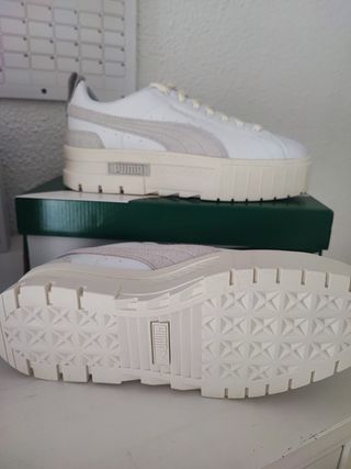 Puma Mayze Leather Plataforma Talla 42