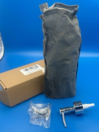 Dispenser Sapone Parete Inox Cromato