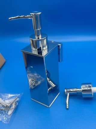 Dispenser Sapone Parete Inox Cromato