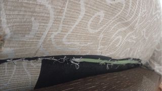 Sofá Chaiselongue Beige y Marrón 2,63m