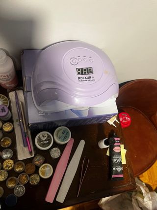 Kit Uñas Gel y Lámpara UV LED Taladro