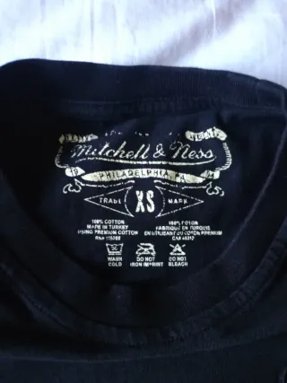 Camiseta Mitchell & Ness Chicago Bulls Negra Hombr