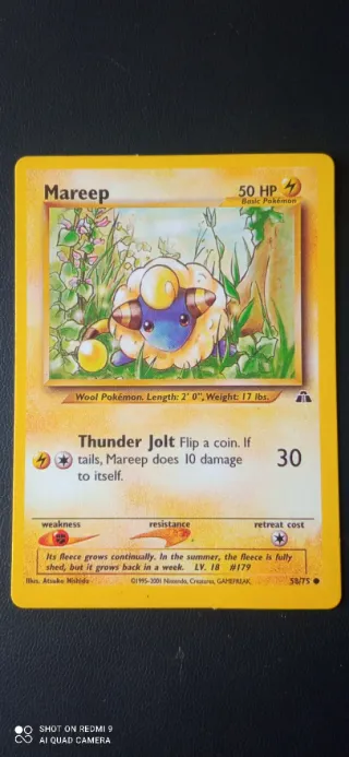 Carta Pokémon Mareep 58/75 SB/TS