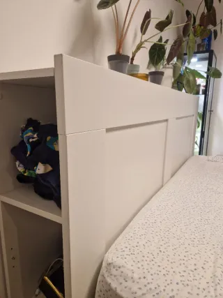 Cabecero BRIMNES IKEA Blanco 140 cm
