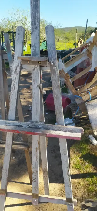 Caballetes de pintor de madera 4 und álguno parar