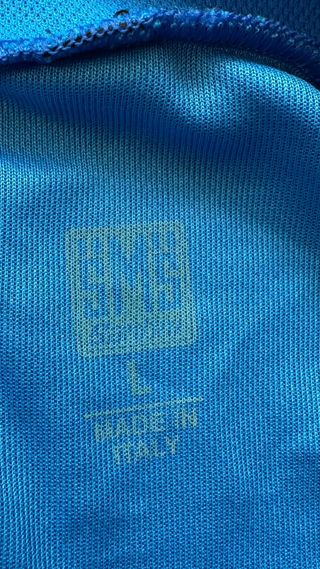 Chaleco Ciclismo Santini Azul Sin Mangas