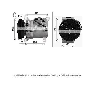 Compresor SUZUKI Grand Vitara II (JT, TE, TD) 1.6 05-