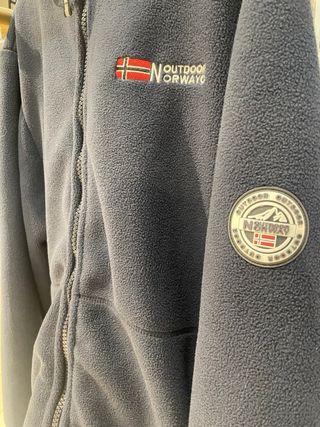 Chaqueta Polar Outdoor Norway Gris Hombre