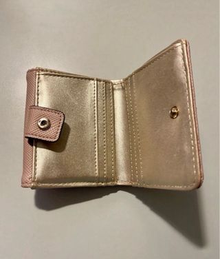 Portafoglio Guess donna rosa e oro