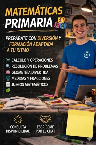 Clases Matemáticas Primaria y ESO