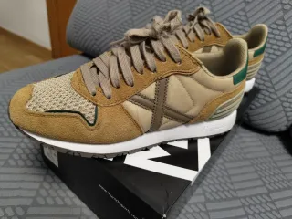 Zapatillas Munich. Original .40 Beige/Marrón
