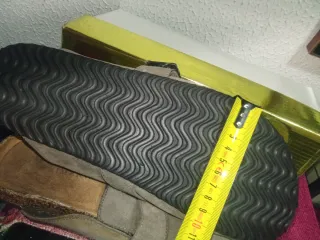 Zuecos grises ante talla 41