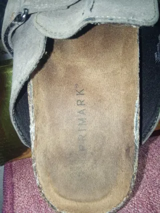 Zuecos grises ante talla 41