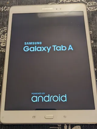 Tablet Samsung Tab A Plata/Blanco