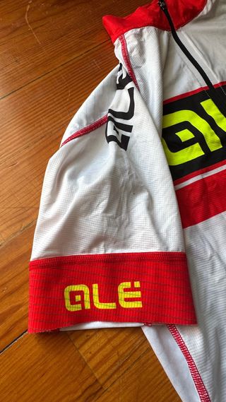 Maillot Ciclismo ALE Blanco Rojo