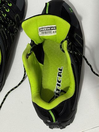 Zapatillas ciclismo Mitical cordones MTB talla 43