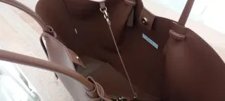 Borsa a mano marrone