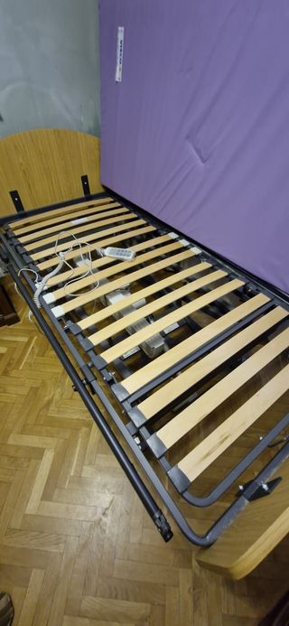 Cama articulada eléctrica 90x190 + colchón visco