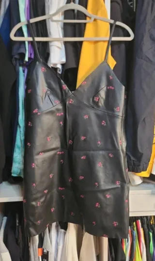 Vestido polipiel Pull&Bear