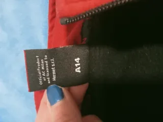 Felpa AC Milan zip rossa e nera