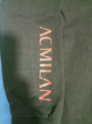 Felpa AC Milan zip rossa e nera