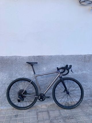 Bicicleta Gravel Titanio Angel Talla M