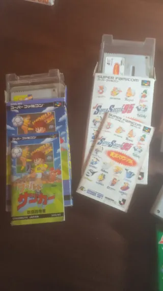 Lote 4 Vídeojuegos Nintendo Super Famicom