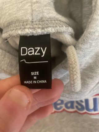 Sudadera Gris con Logo Pleasures/ es de shein