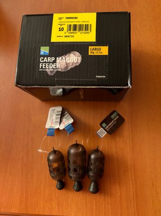 Cebadores carp maggot feeder Medium 16g)(