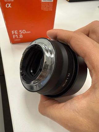 Objetivo Sony FE 50mm 1.8