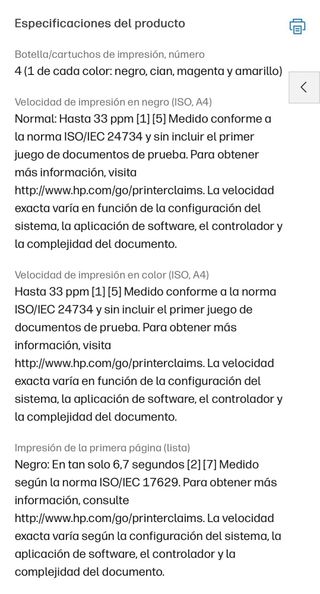 Impresora HP Color LaserJet Enterprise M554