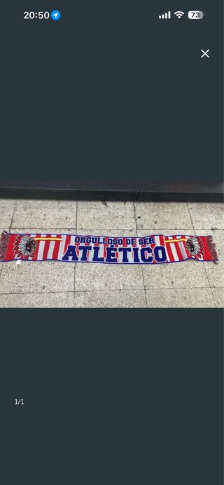 Bufanda Atlético de Madrid Orgulloso de Ser