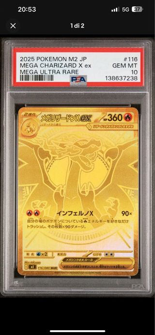 Charizard X Ex  Charizard Gold