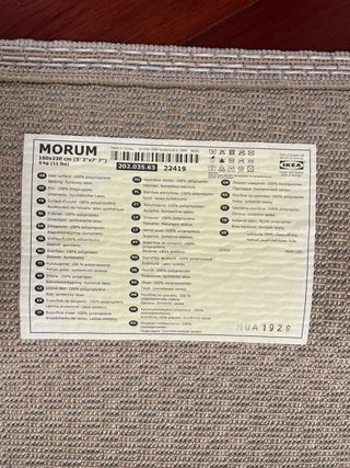 Alfombra IKEA (Modelo MORUM) Color BEIGE