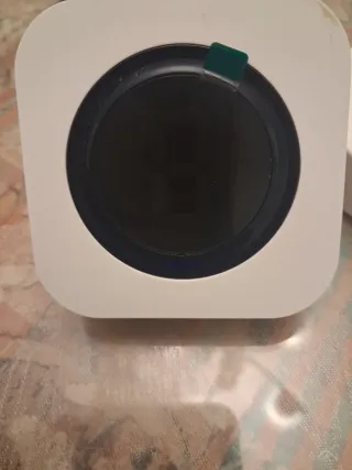 Botón SOS blanco y rojo